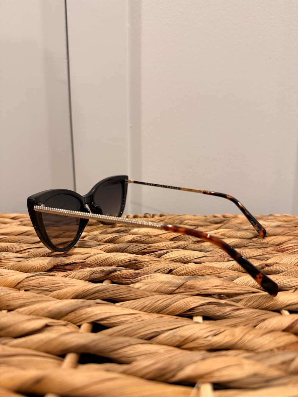 Quay Australia Black Cat-Eye Sunglasses with Gradient Lenses - Picture 5 of 5